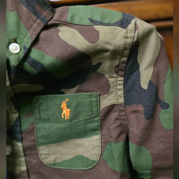 Ralph Lauren Camouflage Button Down Shirt - Picture 3 of 5